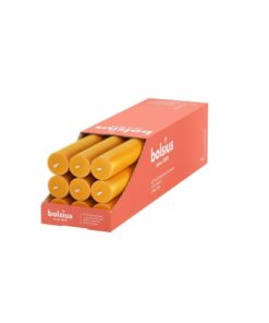 Bolsius Dinerkaars Rustiek Honeycomb Geel 27 Cm