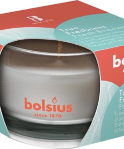 Bolsius Geurkaars True Freshness Fresh Breeze 8 cm Glas Decoratie Sfeer Kaars