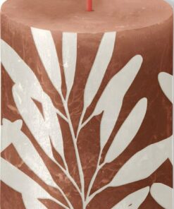 Bolsius Kaars Roze met Print