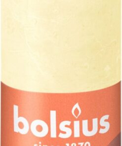 Bolsius Stompkaars Rustiek Butter Yellow 13 cm /&oslash; 7 cm