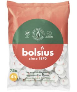 Bolsius Theelichten Branduur 4 75 Stuks