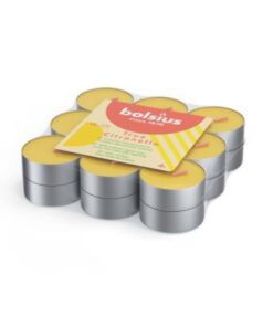 Bolsius True Citronella Geurtheelichten 4 Branduren 18 Stuks