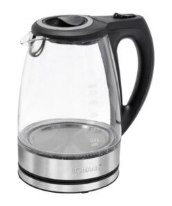 Bomann WKS 6032 G CB Glas Waterkoker 1.7L 2200W RVS/Zwart