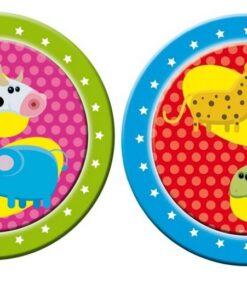 Bord Dieren 23 cm 8 stuks