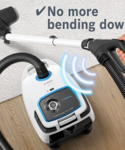 Alternative view of Bosch BGB6SIL1 ProSilence Stofzuiger 700W Wit/Zwart