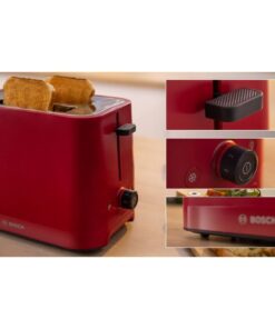 Alternative view of Bosch TAT3M124 MyMoment Broodrooster Rood