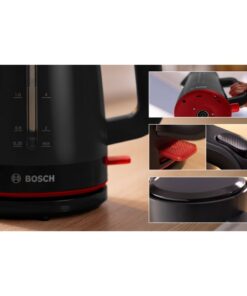 Alternative view of Bosch TWK3M123 Waterkoker 1.7L 2400W Zwart