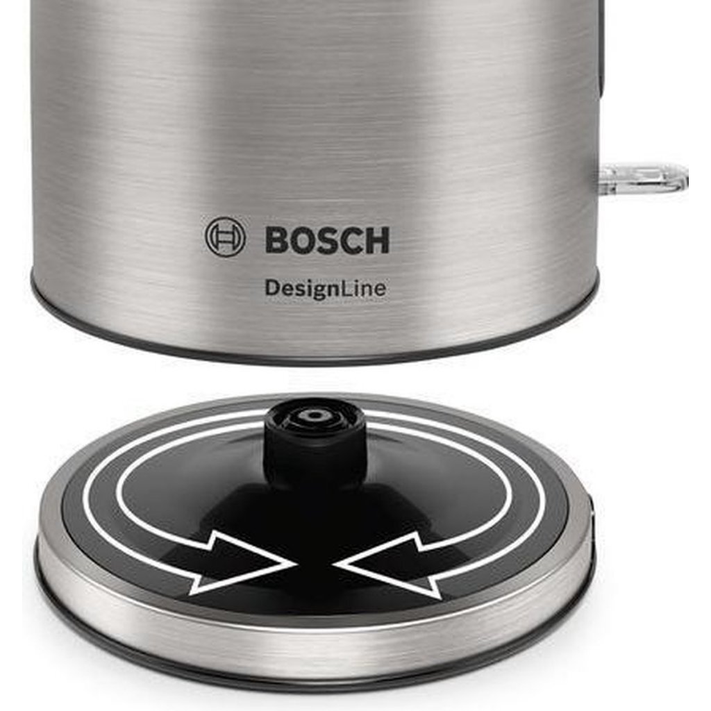 Bosch TWK5P480 DesignLine Waterkoker 1.7L 2400W Zwart/RVS - Image 5