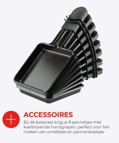 Alternative view of Bourgini Gourmette Reclette Pure Zwart/RVS