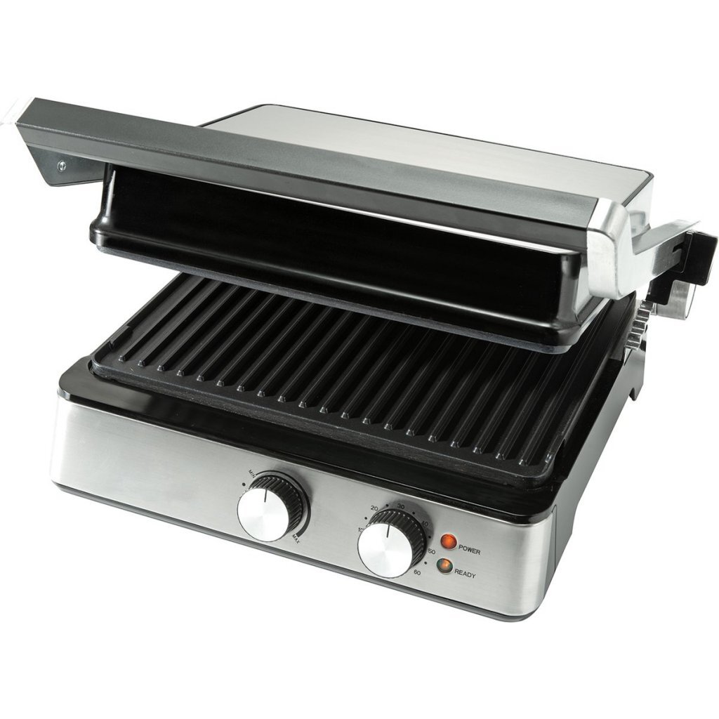 Bourgini Pure Contact Grill RVS/Zwart - Image 2