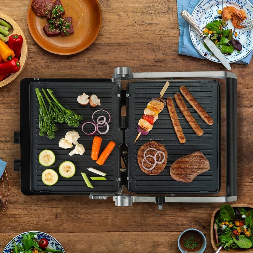 Bourgini Pure Contact Grill RVS/Zwart - Image 5