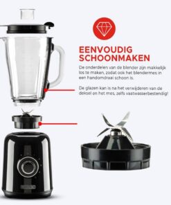 Alternative view of Bourgini Retro Bleder 1.5L Zwart