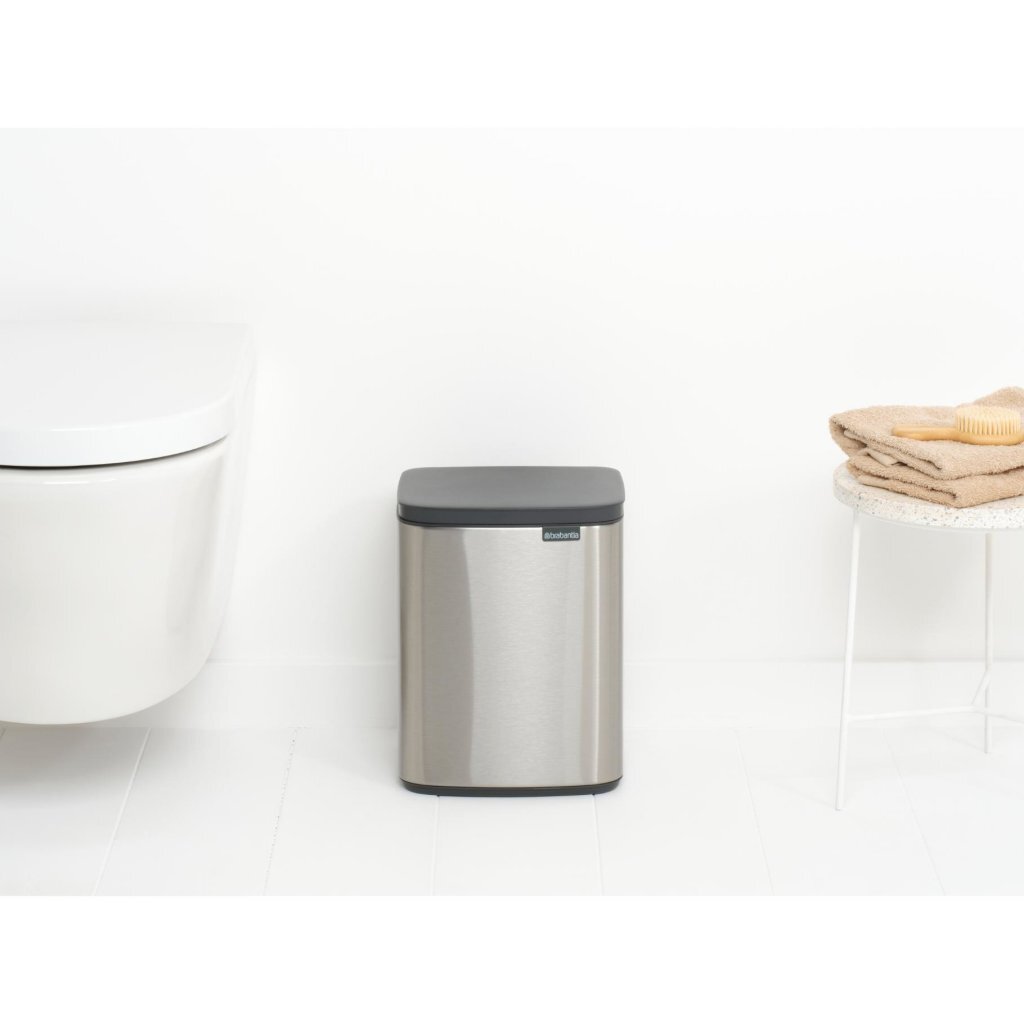 Brabantia Bo Afvalemmer 7L Mat RVS - Image 4