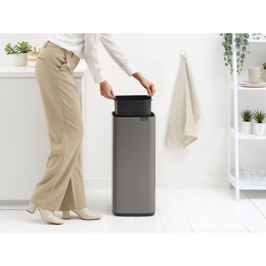 Brabantia Bo Touch Bin Afvalemmer 30L Platinum - Image 5