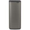 Brabantia Bo Touch Bin Afvalemmer 30L Platinum