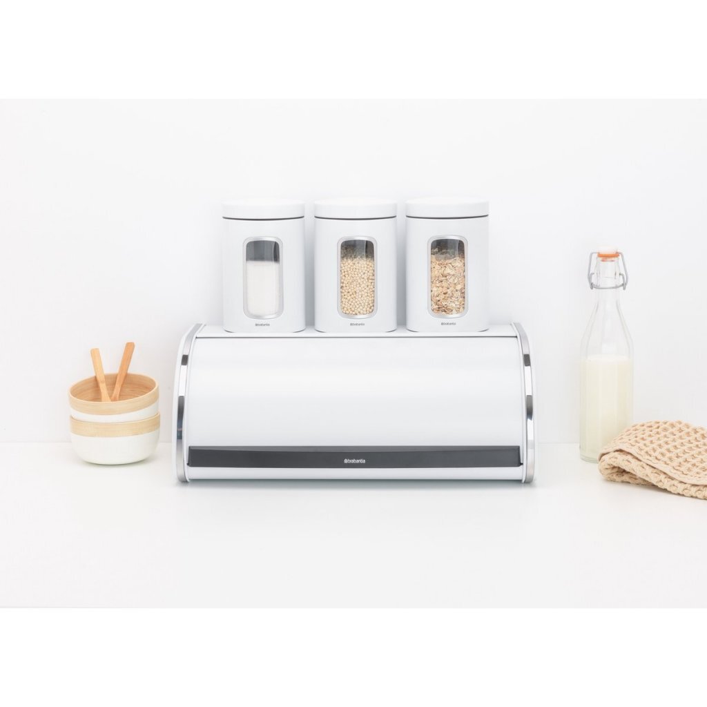 Brabantia Broodtrommel met Schuifdeksel Wit - Image 4