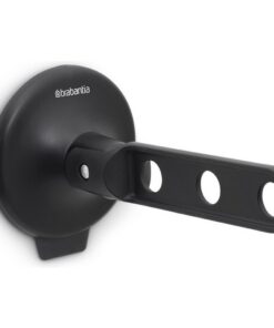 Brabantia Inklapbare Kledinghaak met Zuignap Zwart