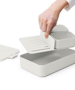 Alternative view of Brabantia Make & Take Bento Lunchbox L Lichtgrijs