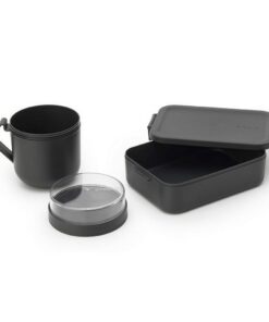 Alternative view of Brabantia Make & Take Lunchset 2-delig Donkergrijs
