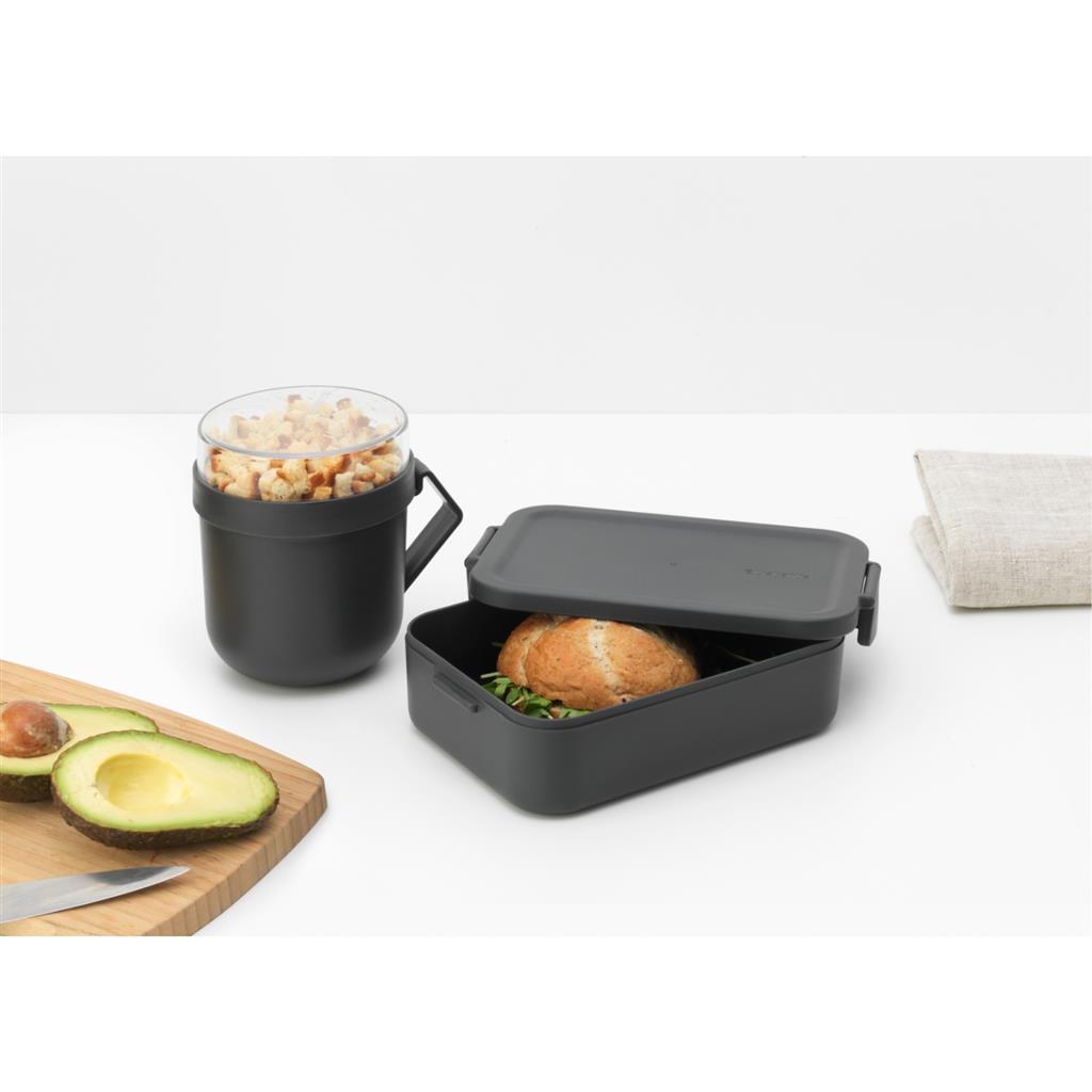 Brabantia Make & Take Lunchset 2-delig Donkergrijs - Image 3