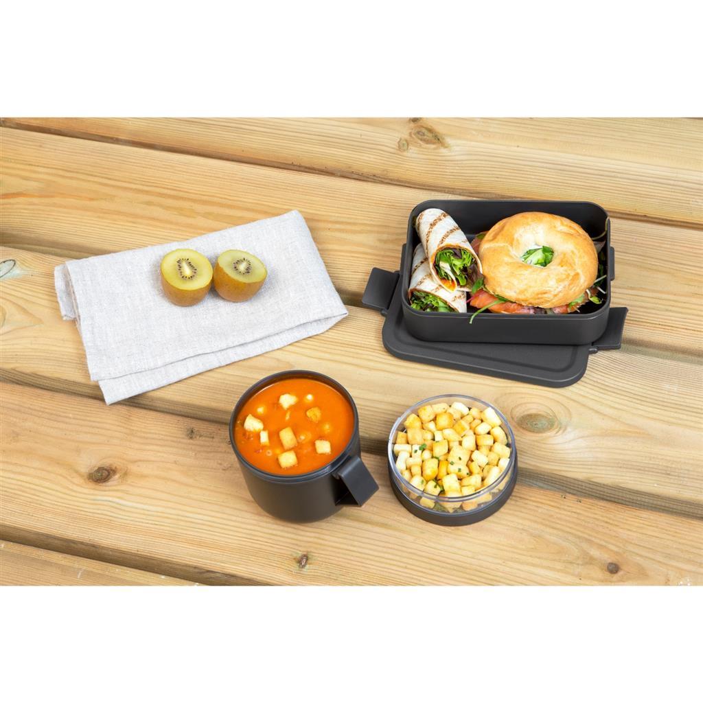 Brabantia Make & Take Lunchset 2-delig Donkergrijs - Image 4