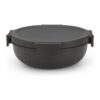 Brabantia Make & Take Salade Lunchkom 1.3L Donkergrijs