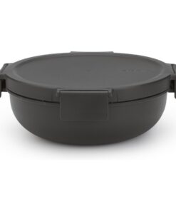 Brabantia Make & Take Salade Lunchkom 1.3L Donkergrijs