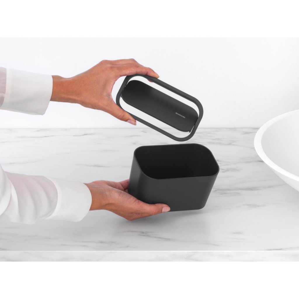 Brabantia MindSet Badkamer Afvalbakje Donkergrijs - Image 4