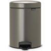 Brabantia NewIcon Pedaalemmer 5L Platinum