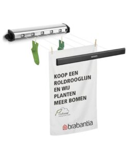 Alternative view of Brabantia Roldrooglijn Matt Steel 22 Meter