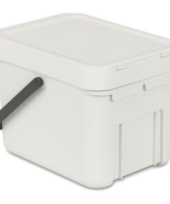 Alternative view of Brabantia Sort & Go Afvalemmer 6L Lichtgrijs