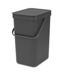 Alternative view of Brabantia Sort and Go Afvalemmer 12L Grijs