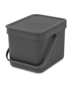 Alternative view of Brabantia Sort and Go Afvalemmer 6L Grijs