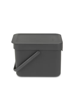 Brabantia Sort and Go Afvalemmer 6L Grijs