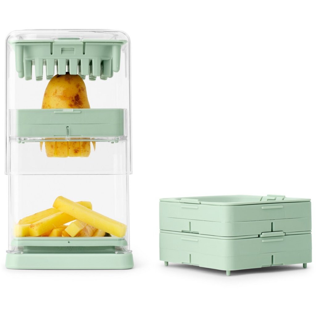 Brabantia Tasty+ Groentesnijder Jade Groen/Transparant - Image 2