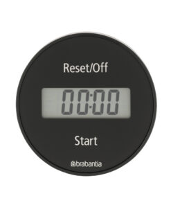 Brabantia Tasty+ Kookwekker met Magneet Dark Grey