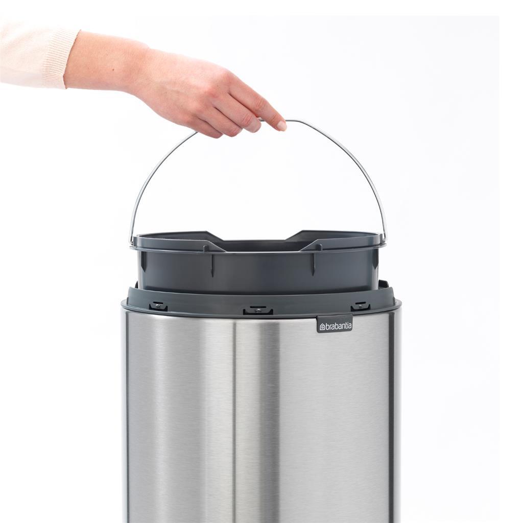 Brabantia Touch Bin Afvalemmer 30L Mat Staal - Image 4