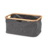 Brabantia Wasmand Opvouwbaar 40L Pepper Black/Bamboe