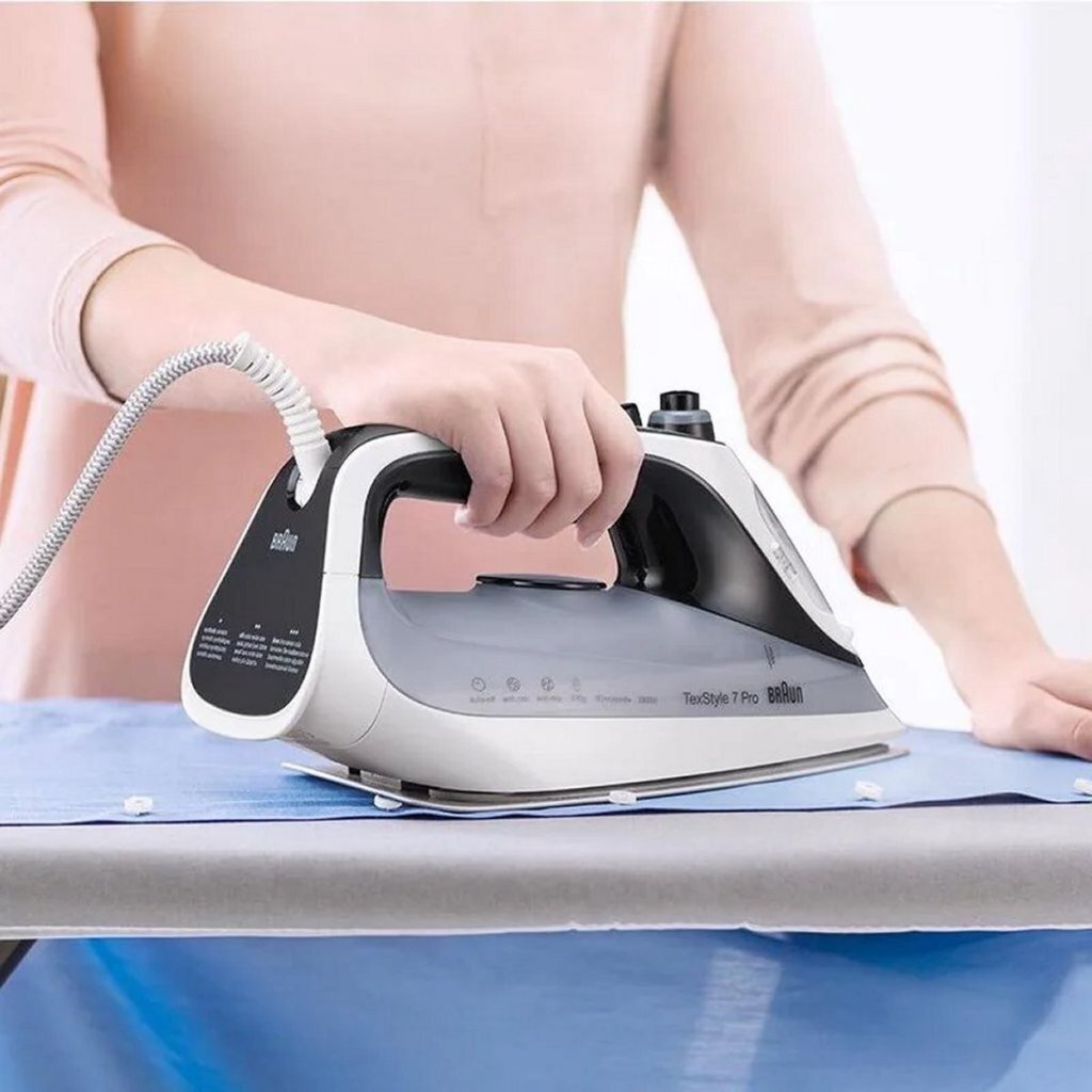 Braun SI7149WB WT/ZW TexStyle7 Pro Stoomstrijkijzer Zwart/Wit - Image 4