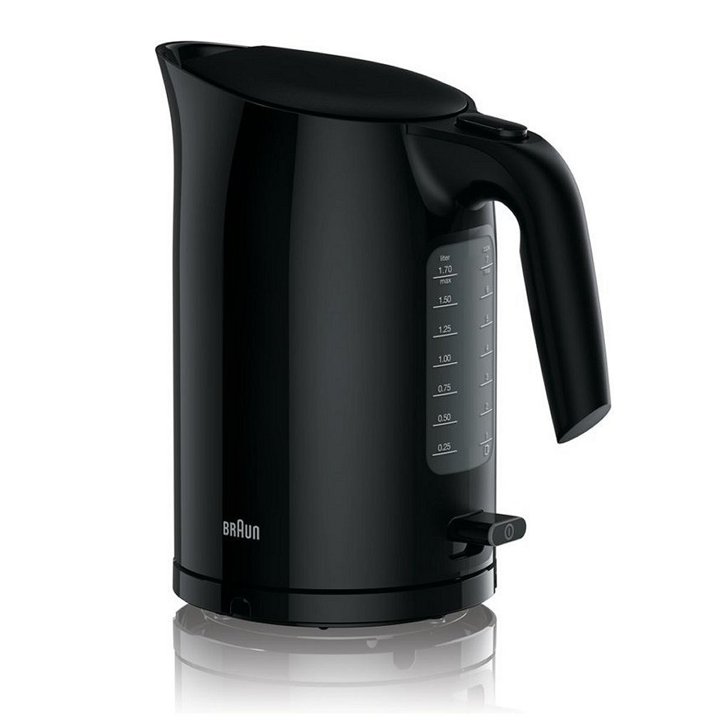 Braun WK3100 PurEase Waterkoker 1.7L 2200W Zwart