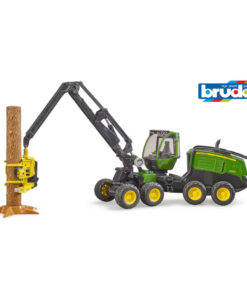 Bruder 02135 John Deere 1270G Boomrooimachine + Boomstam 1:16