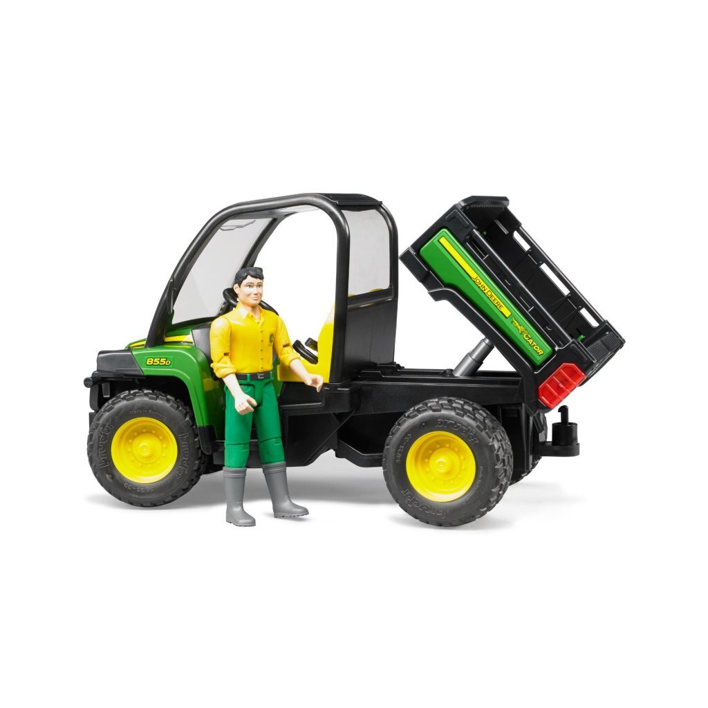 Bruder 02490 John Deere Gator XUV 855D + Chauffeur - Image 3