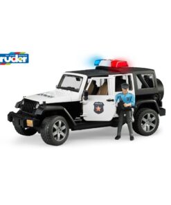 Bruder 02526 Wrangler Politiejeep + Licht en Geluid 1:16