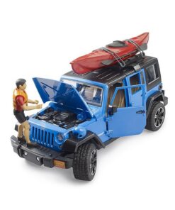 Alternative view of Bruder 02529 Jeep Wrangler Rubicon Unlimited + Kajak en Figuur