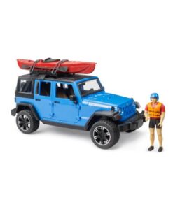 Bruder 02529 Jeep Wrangler Rubicon Unlimited + Kajak en Figuur
