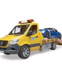 Alternative view of Bruder 02675 Mercedes Benz Sprinter Autotransporter en Roadster + Licht en Geluid
