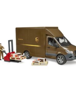 Alternative view of Bruder 02678 Mercedes Benz Sprinter UPS + Figuur en Accessoires