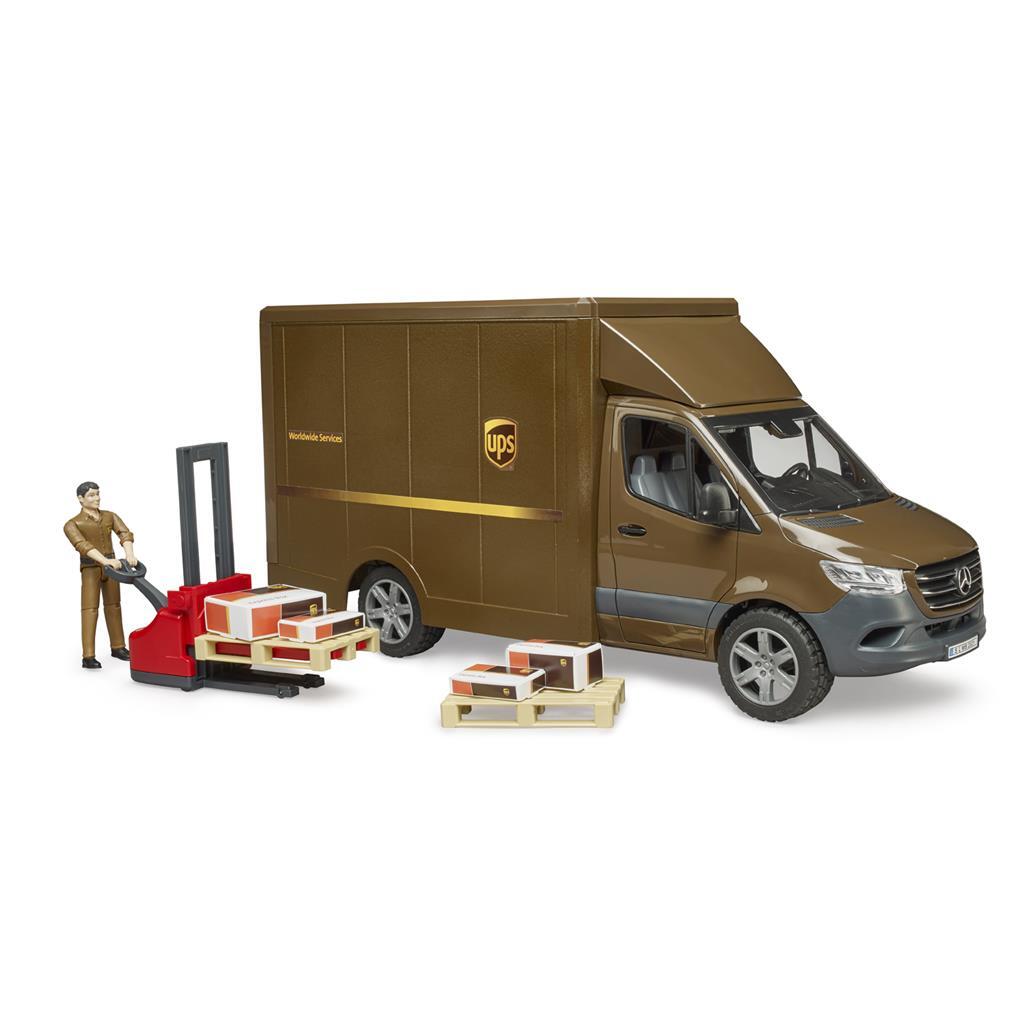 Bruder 02678 Mercedes Benz Sprinter UPS + Figuur en Accessoires - Image 2