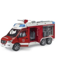 Alternative view of Bruder 02680 MB Sprinter Brandweerwagen + Licht en Geluid