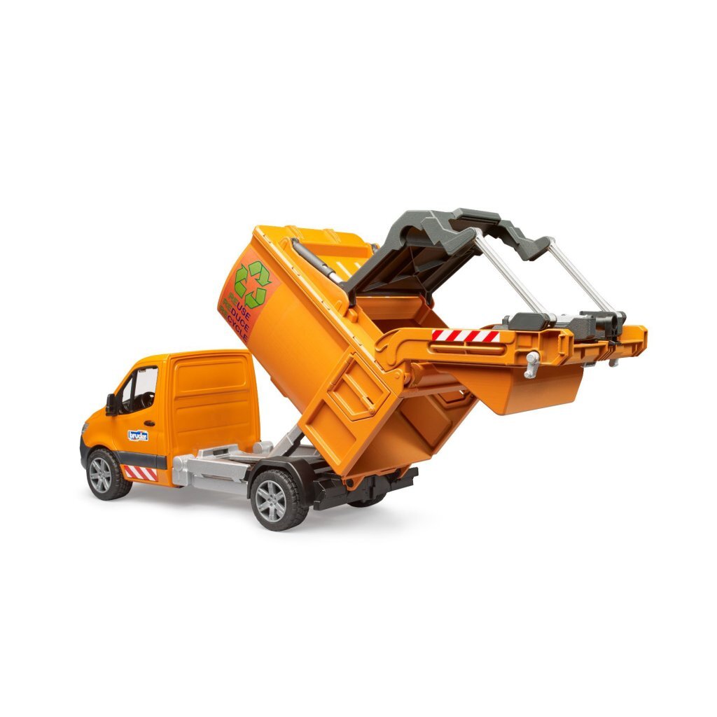 Bruder 02682 Mercedes Sprinter Vuilniswagen + 2 Containers - Image 5